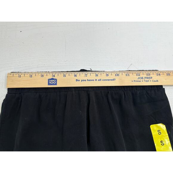 Splendid Black Joggers Elastic Waist High Rise Straps Stretch Athletic Casual S - Picture 10 of 10